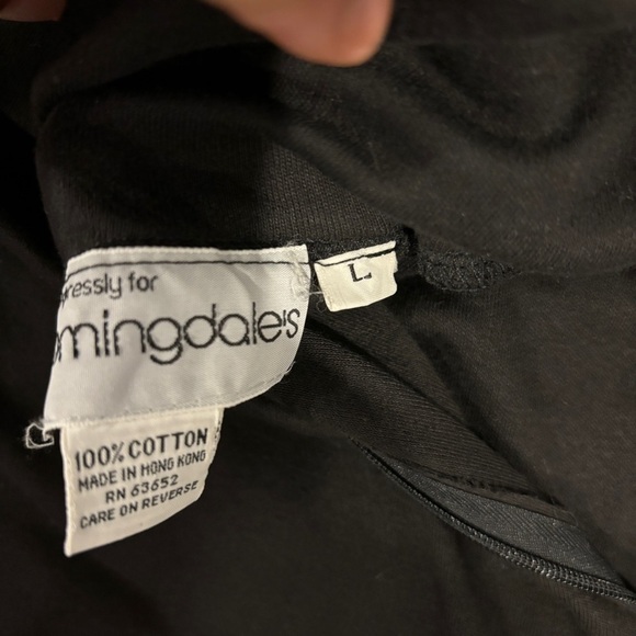 Bloomingdale's Women's Black Collared Zip Up Long Sleeve Maxi Dress Size Large - Picture 10 of 13